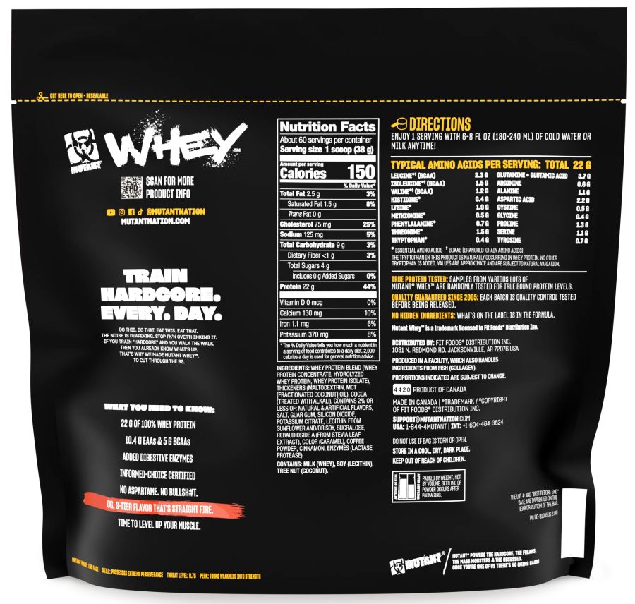 MUTANT Whey Protein Detail 2