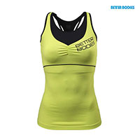 Better Bodies 2-Layer Logo Top - Lime