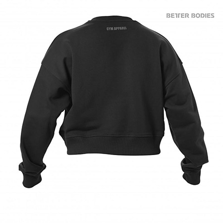 Better Bodies Chelsea Sweater - Black Detail 2