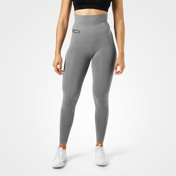 BetterBodies Bowery High Tights - Grey Melange Detail 2