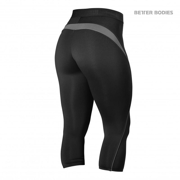 Better Bodies Fitness Curve Capri – Black Detail 2