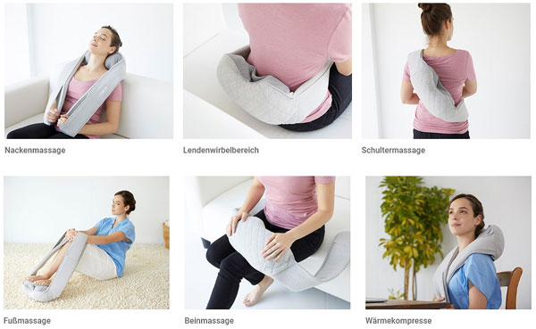 Synca QuZy - Schulter- und Nackenmassage Detail 1