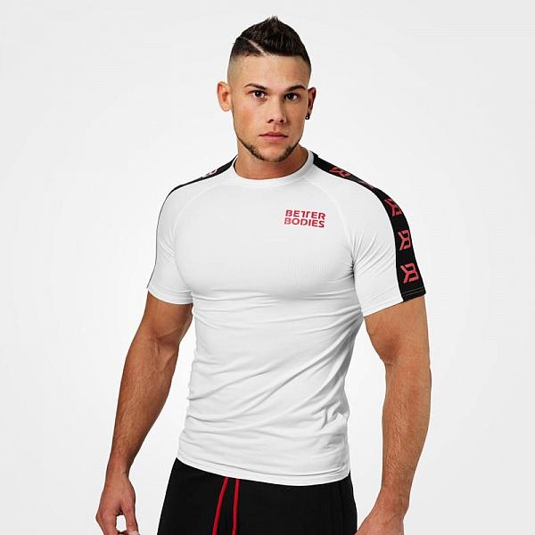 Better Bodies Tribeca Power Tee - White Detail 1