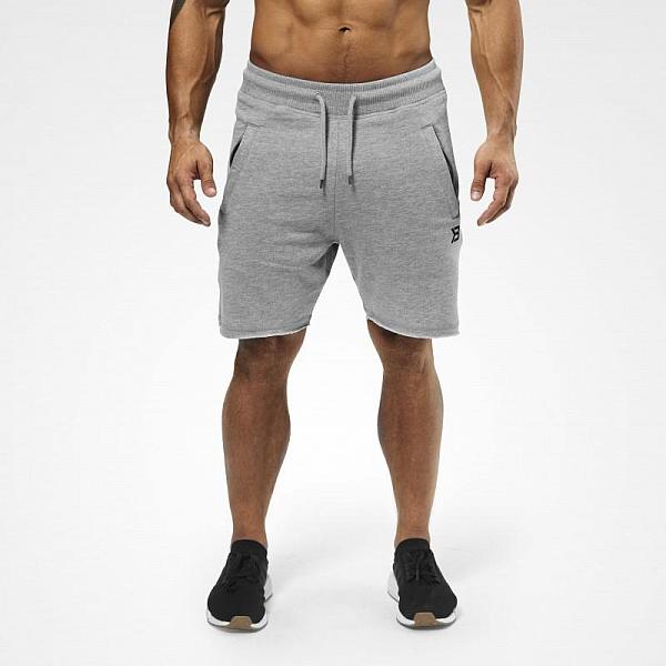 Better Bodies Hudson Sweatshorts - Grey Melange Detail 1