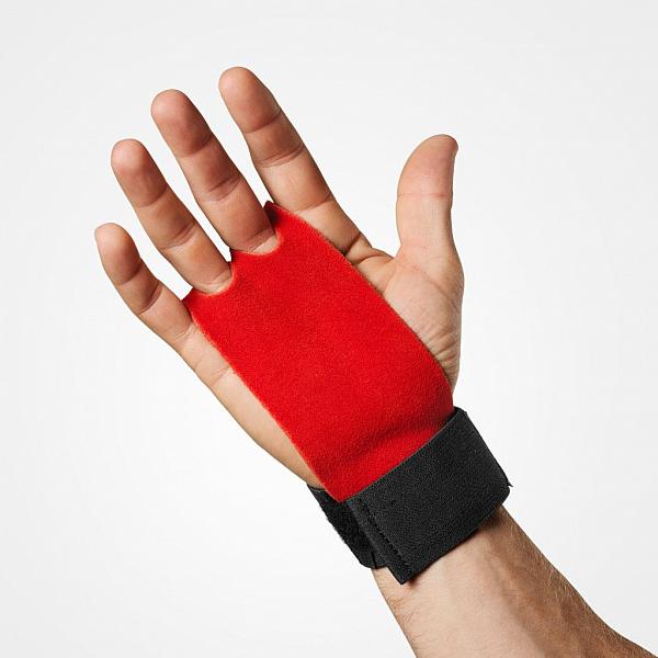Better Bodies Athletic Grips - Bright Red Detail 1