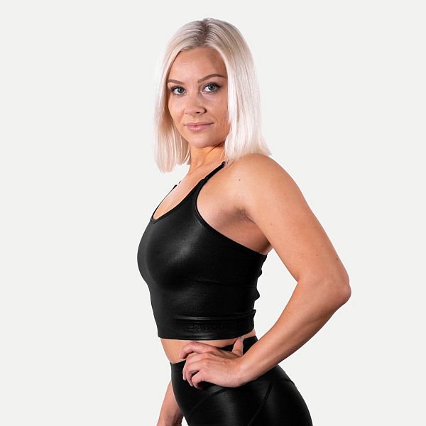 Better Bodies Vesey Strap Bra V2 - Black Detail 2