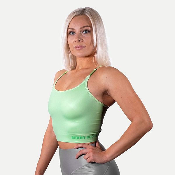 Better Bodies Vesey Strap Bra V2 - Mint Green Detail 2