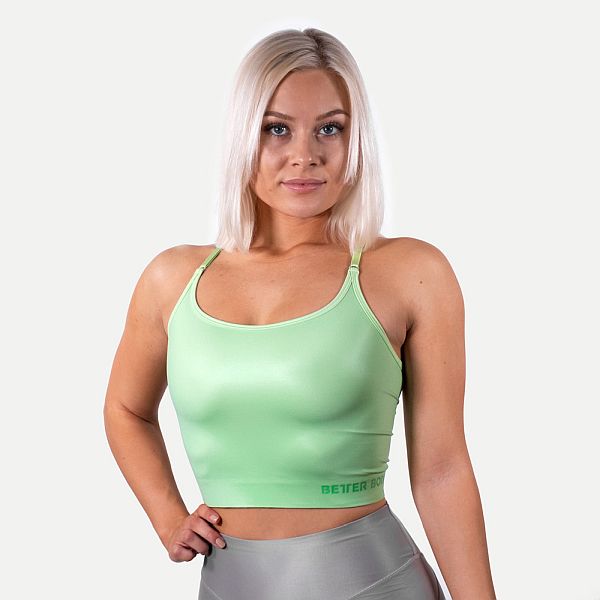 Better Bodies Vesey Strap Bra V2 - Mint Green Detail 1