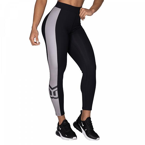 Better Bodies Chrystie High Tights - Black/Steel Grey Detail 6