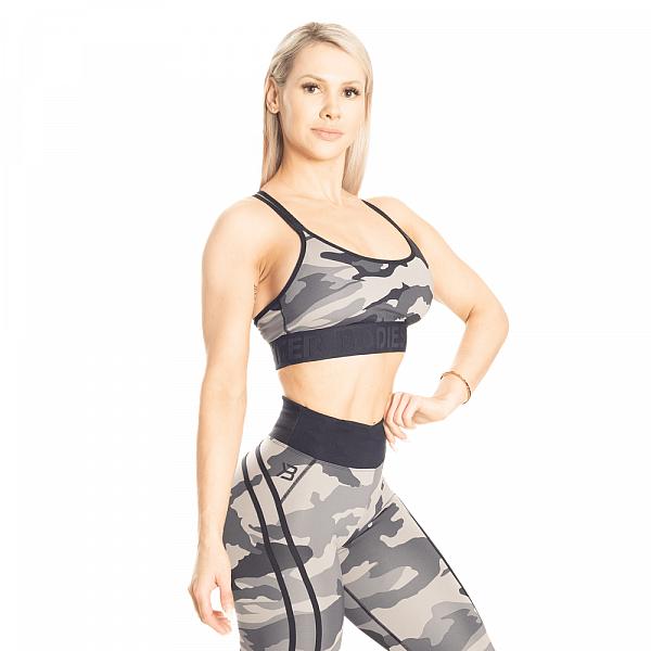 Better Bodies Gym Sports Bra - Tactical Camo Detail 1