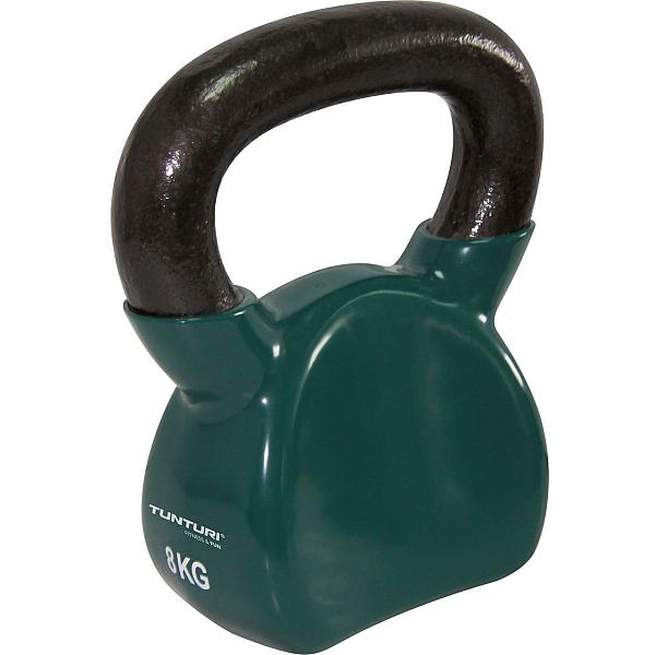 Vinyl Gusseisen Kettlebell 8 kg Detail 1
