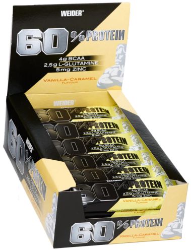 Weider 60% PROTEIN BAR - MHD 01/26