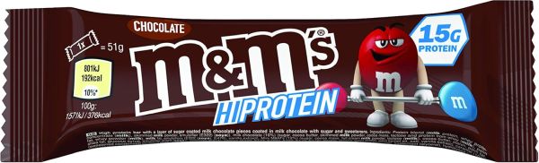 M&M's Hi Protein Bar - Chocolate Detail 1