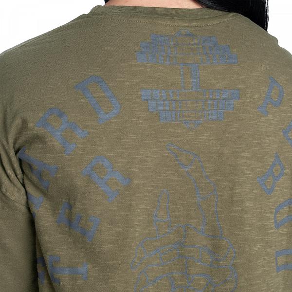 Better Bodies No Regrets Oversized Tee - Washed Green Detail 5