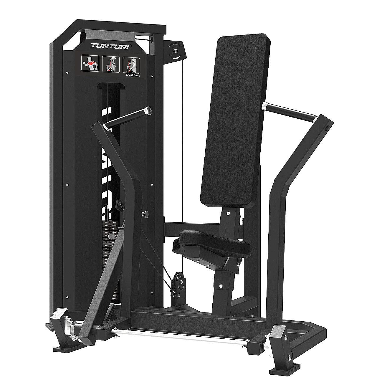 Tunturi Platinum Brustpresse mit Gewichtsstapel Detail 1
