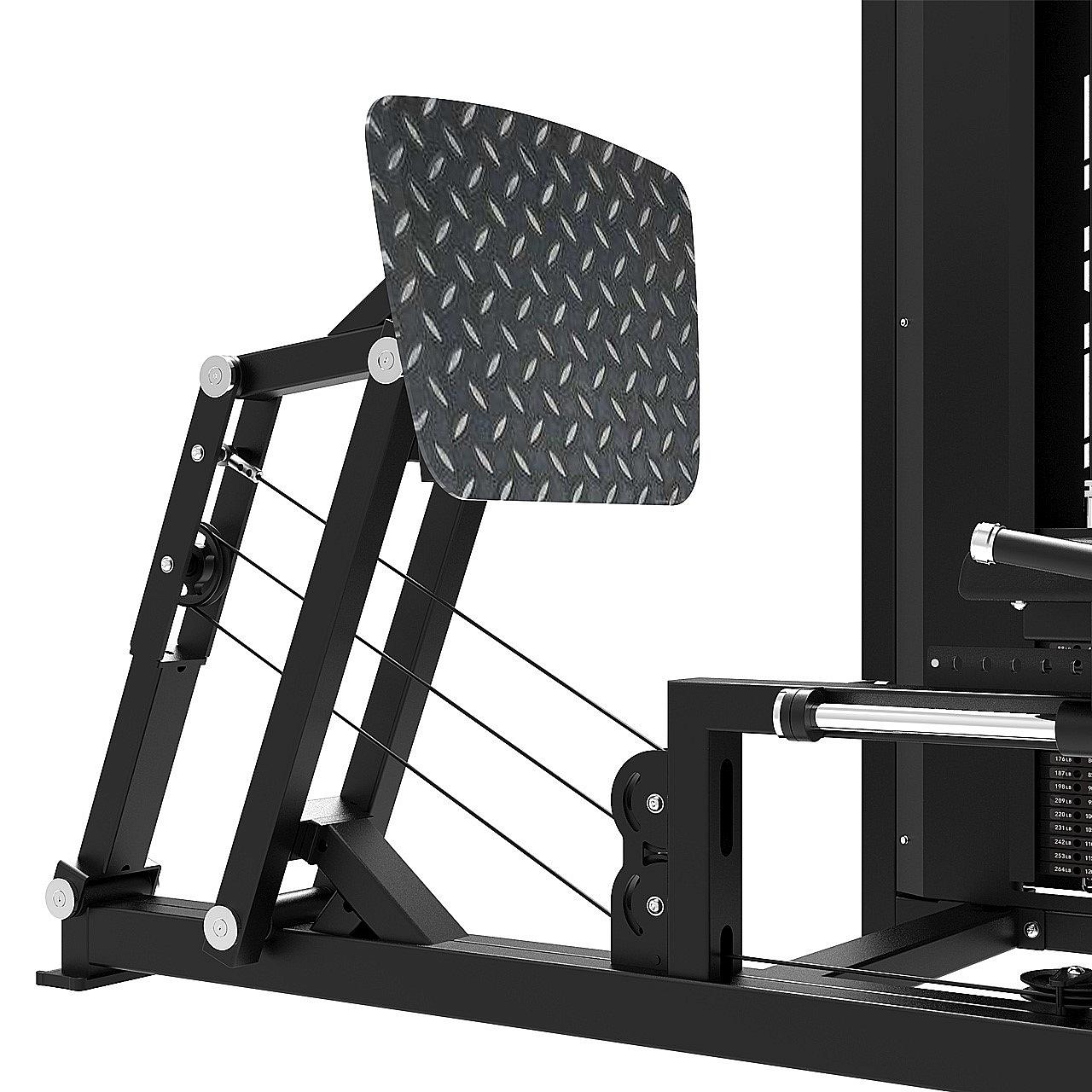 Tunturi Platinum Seated Leg Press / Beinpresse mit Gewichtsstapel Detail 6