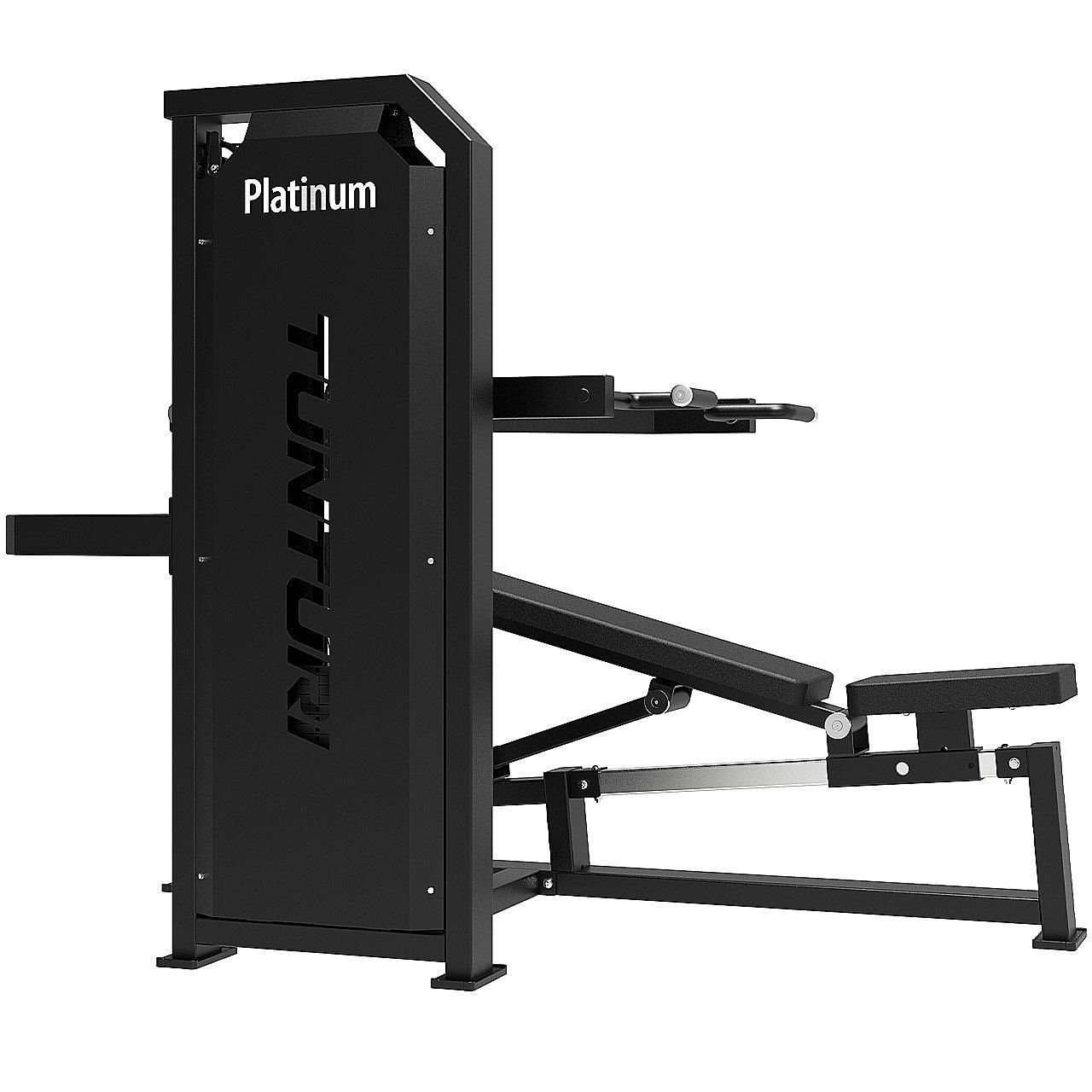 Tunturi Platinum Multipresse für Brust und Schulter mit Gewichtsstapel Detail 5