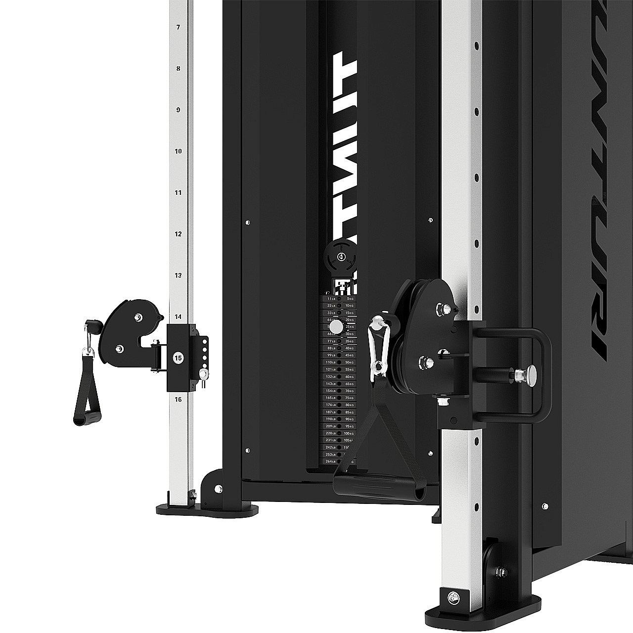 Tunturi Platinum Functional Trainer Multistation mit Gewichtsstapel Detail 5