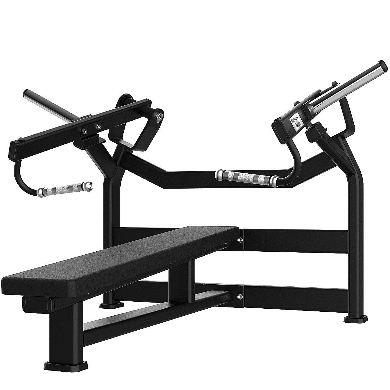 Tunturi Platinum Plate Loaded Horizontal Chest Press Flachbank Detail 1