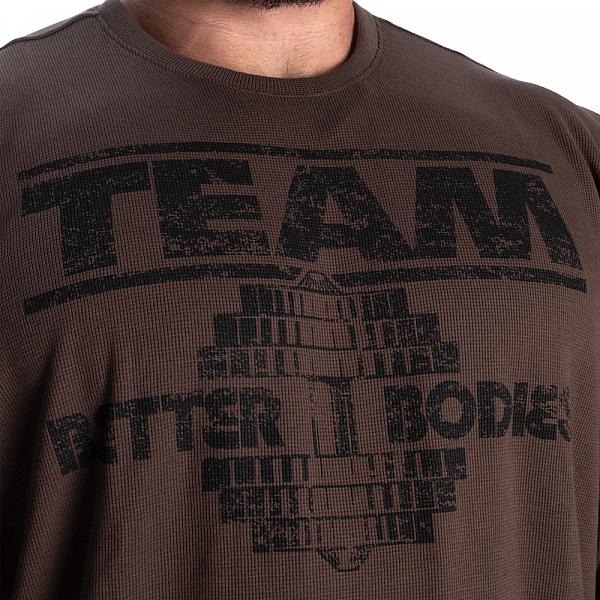 Better Bodies Team Iron Thermal Tee - Timber Detail 4