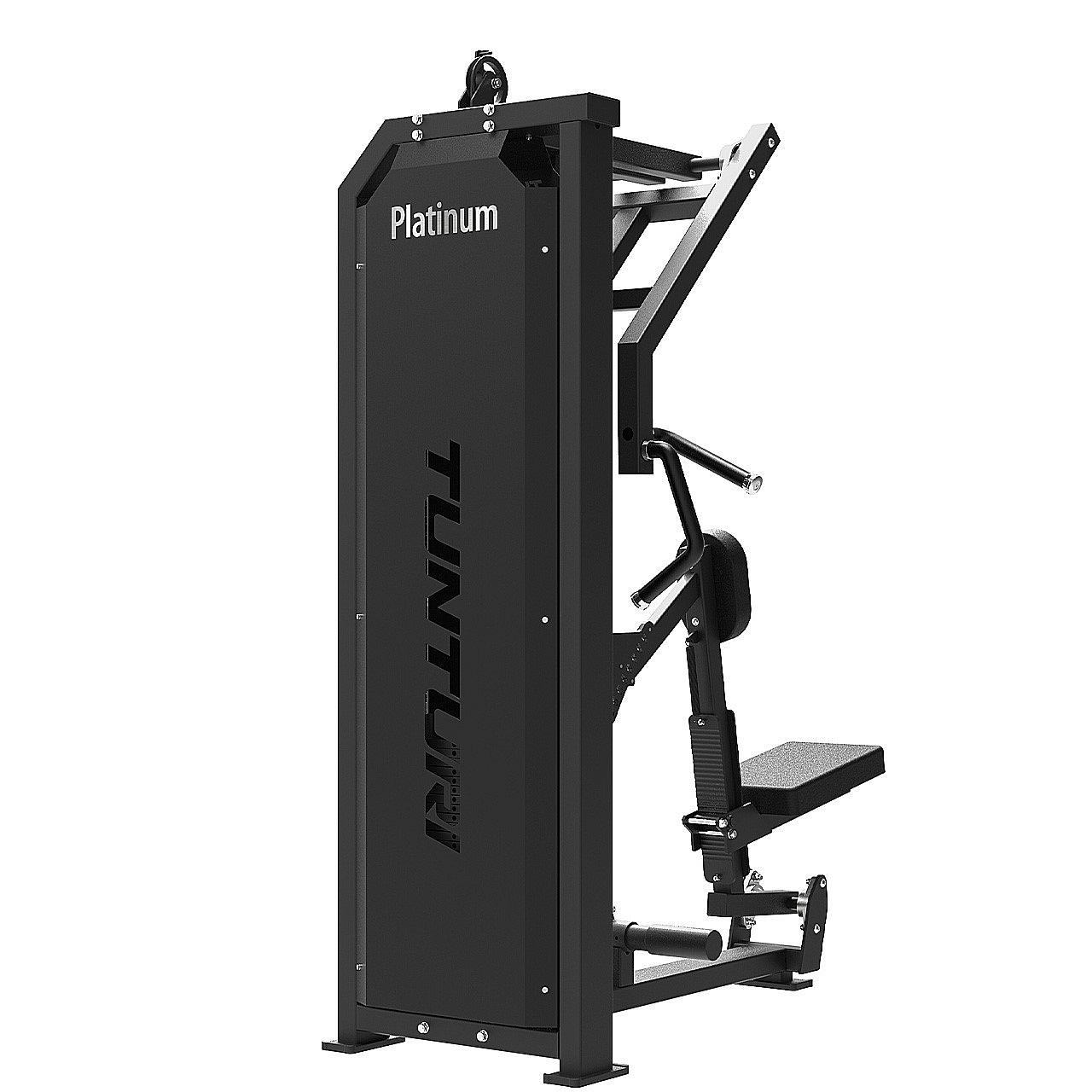 Tunturi Platinum Seated Row/Rudermaschine Kraftstation mit Gewichtsstapel Detail 3