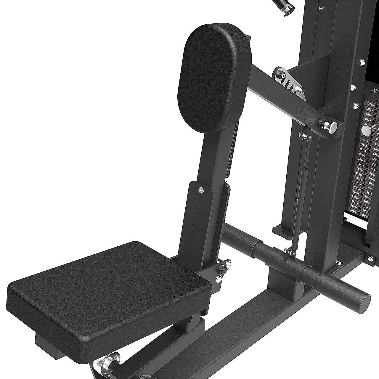 Tunturi Platinum Seated Row/Rudermaschine Kraftstation mit Gewichtsstapel Detail 6