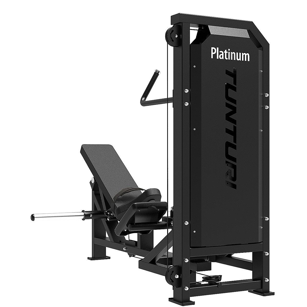 Tunturi Platinum Hip Thrust Hüfttrainer mit Gewichtsstapel Detail 3