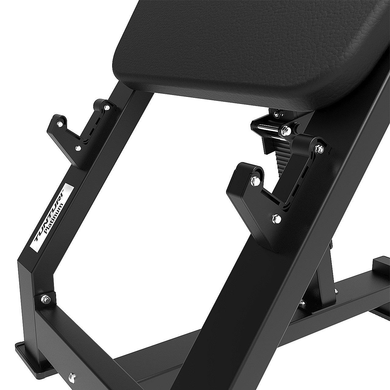 Tunturi Platinum Plate Loaded Preacher Curl Detail 5