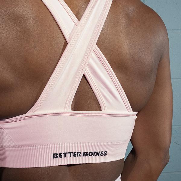Better Bodies Scrunch Sports Bra - O.G Pink Detail 4