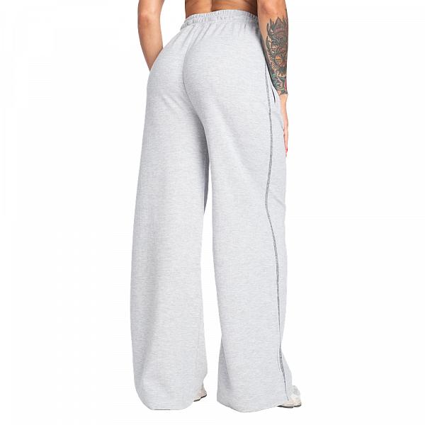 Better Bodies Wide Thermal Sweatpants - Light Grey Melange Detail 2