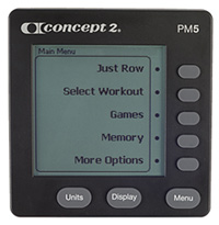 Concept2 Indoor Rower Modell E mit PM5 Monitor Detail 3